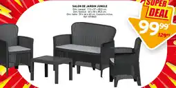 Trafic Salon de jardin jungle offre