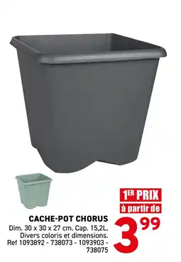 Trafic Cache-pot chorus offre