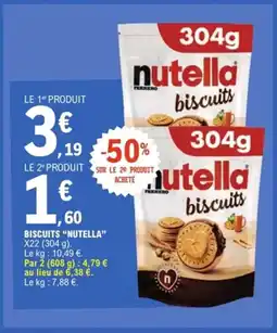 E.Leclerc Biscuits nutella offre