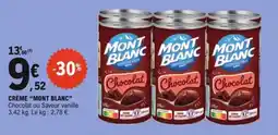 E.Leclerc Crème mont blanc offre