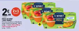 E.Leclerc Fruits au sirop saint mamet offre