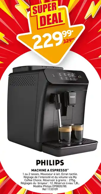 Trafic PHILIPS Machine a espresso offre