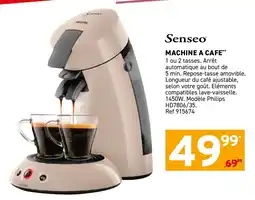 Trafic SENSEO Machine a cafe offre