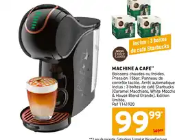 Trafic Machine a cafe offre