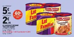 E.Leclerc Le cassoulet mitonné william saurin offre