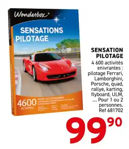 WONDERBOX Sensation pilotage