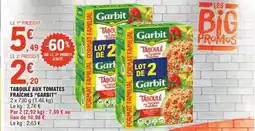 E.Leclerc Taboulé aux tomates fraîches garbit offre