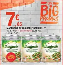 E.Leclerc Macédoine de légumes bonduelle offre