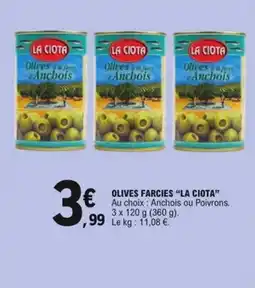 E.Leclerc Olives farcies la ciota offre