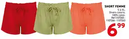 Trafic Short femme offre