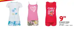 Trafic Pyjashort femme offre