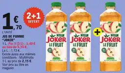 E.Leclerc Jus de pomme joker offre