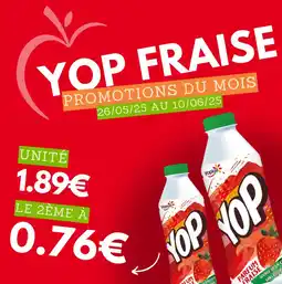 marché frais Géant YOP Fraise offre
