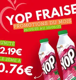 marché frais Géant YOP Fraise offre