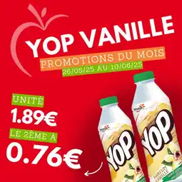 marché frais Géant YOP Vanille offre