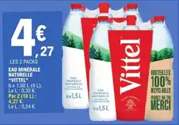 E.Leclerc Eau minerale naturelle vittel offre