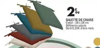 La Foir'Fouille Galette de chaise offre