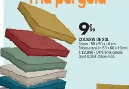 La Foir'Fouille Coussin de sol offre