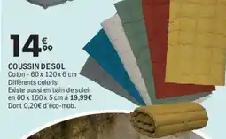 La Foir'Fouille Coussin de sol offre