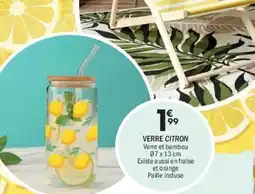La Foir'Fouille Verre citron offre