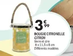 La Foir'Fouille Bougie citronelle citron offre