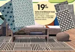 La Foir'Fouille Tapis d'extérieur tissé offre