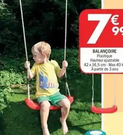 La Foir'Fouille Balançoire offre