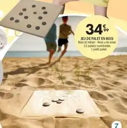 La Foir'Fouille Jeu de palet en bois offre