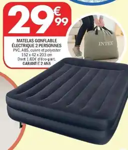 La Foir'Fouille Matelas gonflable électrique 2 personnes offre