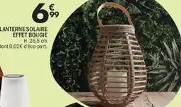 La Foir'Fouille Lanterne solaire effet bougie offre