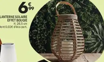 La Foir'Fouille Lanterne solaire effet bougie offre