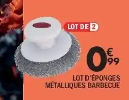 La Foir'Fouille Lot d'éponges métalliques barbecue offre