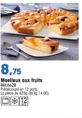 Moelleux auc fruits