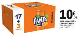 E.Leclerc Soda aromatisé à l'orange fanta offre