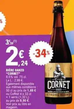 E.Leclerc Bière oaked cornet offre