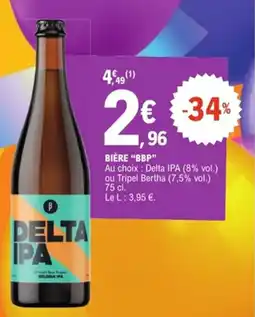 E.Leclerc Bière bbp offre