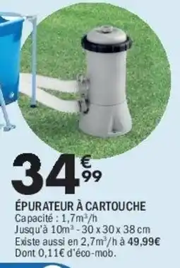 La Foir'Fouille Épurateur à cartouche offre