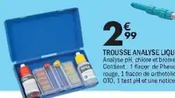 La Foir'Fouille Trousse analyse liquide offre