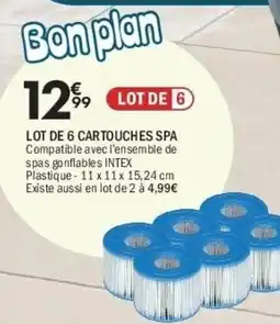 La Foir'Fouille Lot de 6 cartouches spa offre
