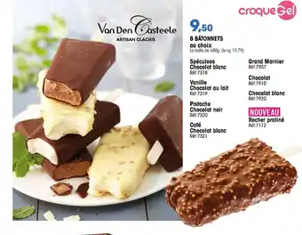 Croque Gel 8 Bâtonnets au choix offre
