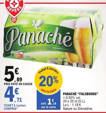 E.Leclerc Panache falsbourg offre