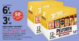 E.Leclerc Bière blonde pelforth offre