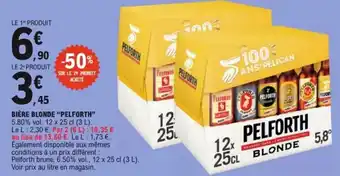 E.Leclerc Bière blonde pelforth offre