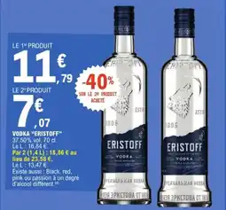 E.Leclerc Vodka eristoff offre