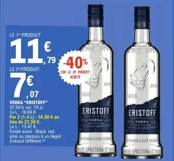 E.Leclerc Vodka eristoff offre