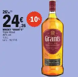 E.Leclerc Whisky grants offre