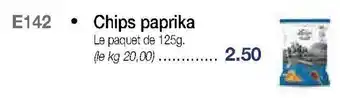 Chips paprika