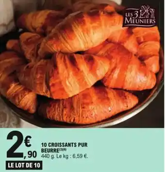 E.Leclerc 10 croissants pur beurre offre