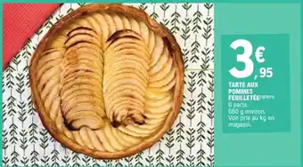 E.Leclerc Tarte aux pommes feuilletée offre