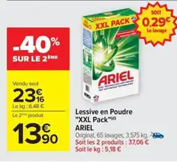 ARIEL Lessive en Poudre XXL Pack